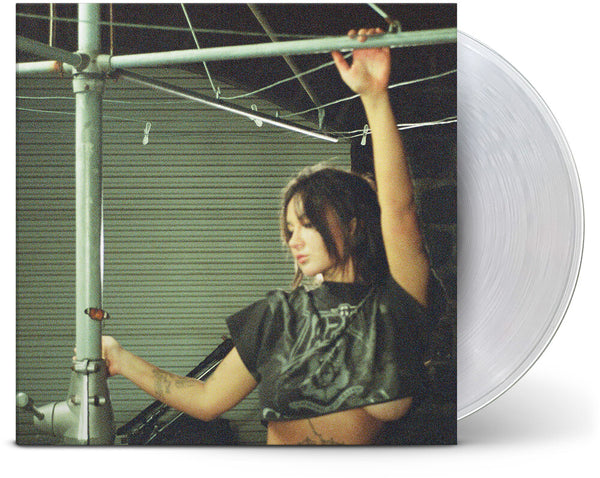 the album cover for Mallrat - Light Hit My Face Like A Straight Right [Clear Vinyl]