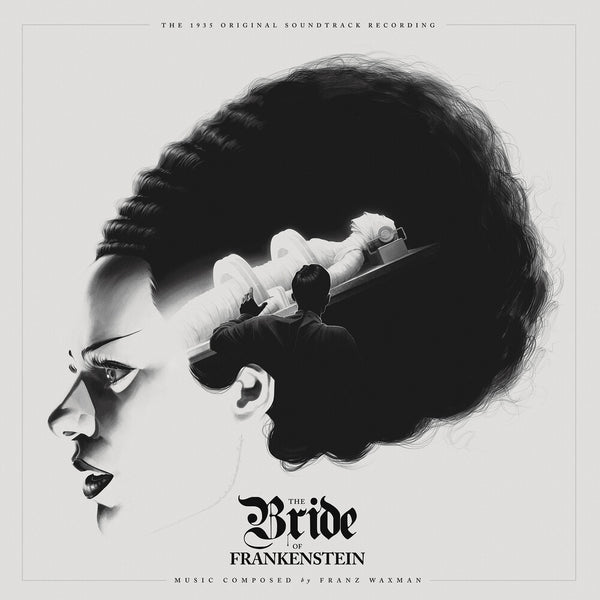 the album cover for Franz Waxman  (Colv) (Red) (Ylw) (Aus) - Bride Of Frankenstein (1935) - O.S.T. [Colored Vinyl] (Red)