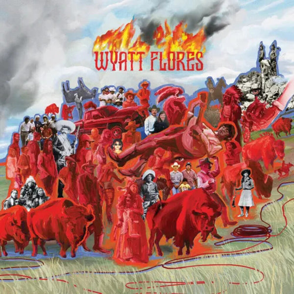 the album cover for Wyatt Flores - Welcome To The Plains [Colored Vinyl] [Limited Edition] (Spla) (Can)
