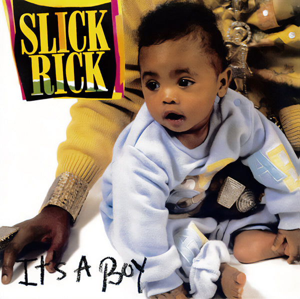 the album cover for Slick Rick - It's A Boy (Remix)