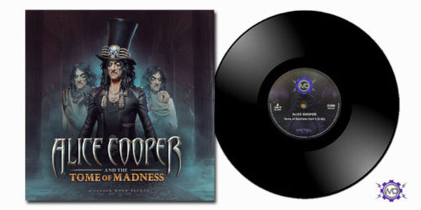 the album cover for Alice Cooper - And The Tome Of Madness
