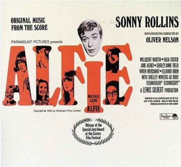 the album cover for Sonny Rollins - Alfie (Original Music From Score) (Verve Acousic)