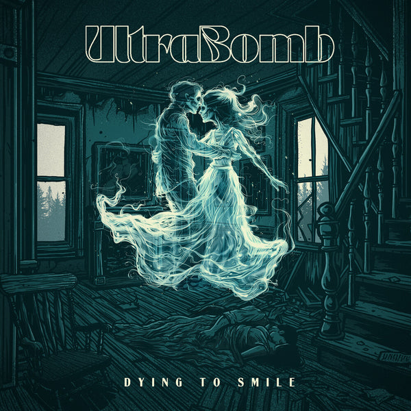 the album cover for Ultrabomb - Dying To Smile (Blue) [Colored Vinyl]