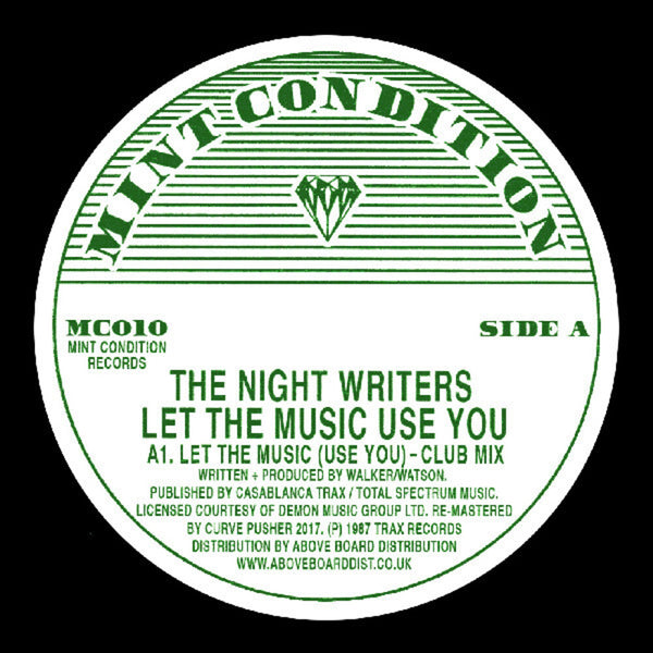 the album cover for Night Writers - Let The Music Use You
