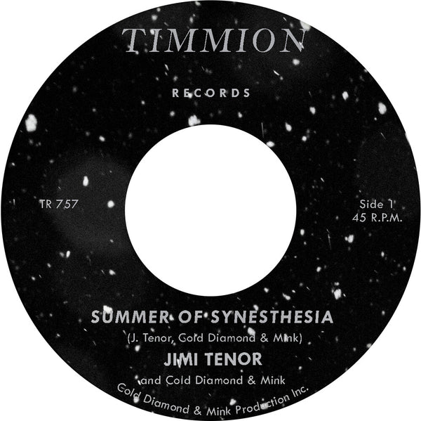 the album cover for Jimi Tenor  / Cold Diamond & Mink - Summer Of Synesthesia [Clear Vinyl]