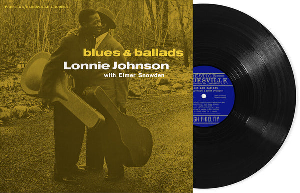 the album cover for Johnson, Lonnie - Blues & Ballads (Bluesville Acoustic Sound Series)
