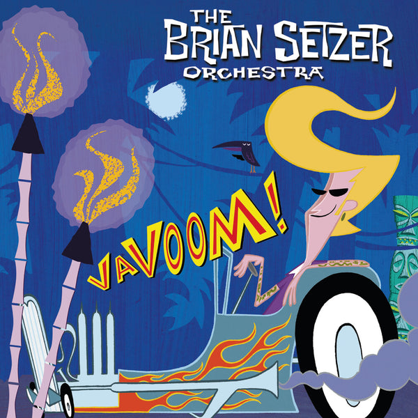 the album cover for Brian Setzer - Vavoom