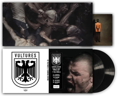 the album cover for Kanye West/ Ty Dolla Sign - Vultures 1 - Carnival Edition (W/Cd)