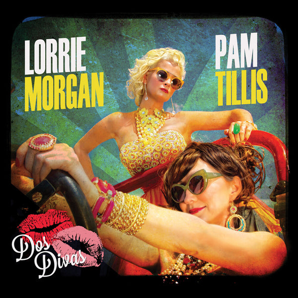 the album cover for Grits & Glamour - Dos Divas (Blue) [Colored Vinyl]