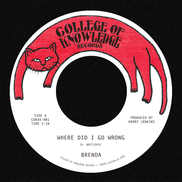 the album cover for Brenda - Where Did I Go Wrong B/W Family