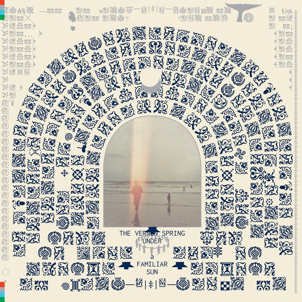 the album cover for Vernon Spring - Under A Familiar Sun