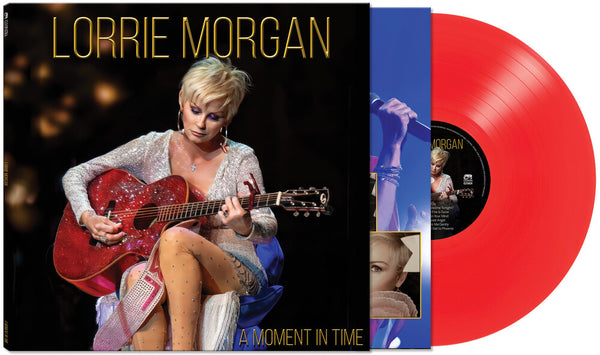 the album cover for Lorrie Morgan - A Moment In Time [LP Limited Edition Red Vinyl]