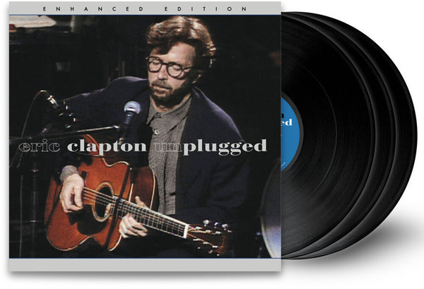 the album cover for Eric Clapton - Unplugged: Enhanced Edition [3 LP]