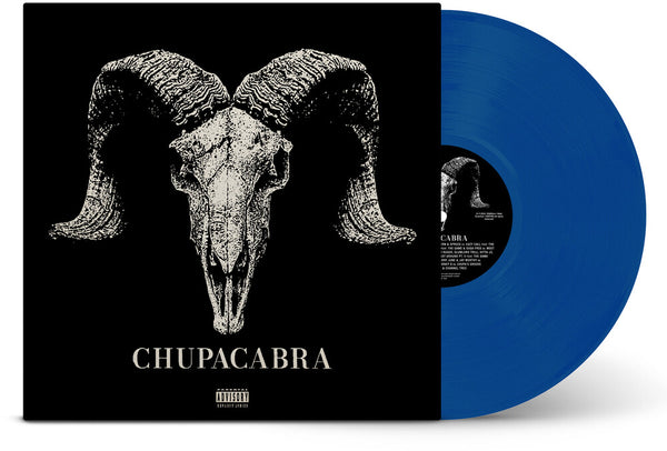 the album cover for Jason Martin  / Dj Quik - Chupacabra (Blue) [Colored Vinyl]
