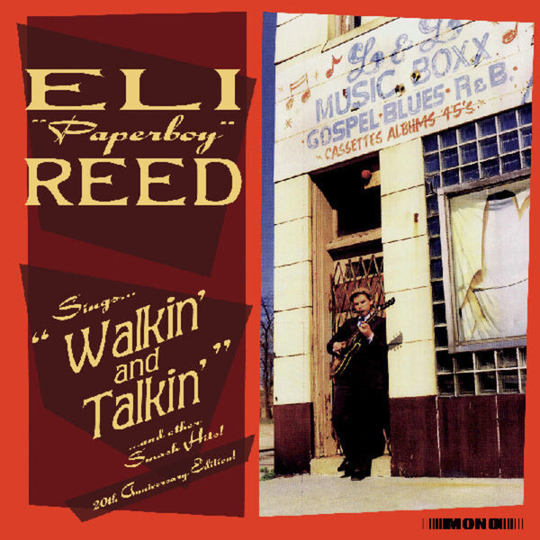 the album cover for Eli Reed  Paperboy - Sings Walkin' And Talkin' And Other Smash Hits