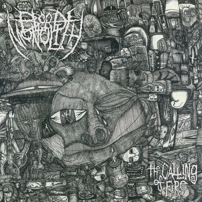 the album cover for Blood Monolith - The Calling Of Fire