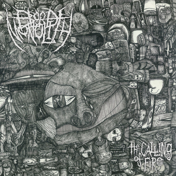 the album cover for Blood Monolith - The Calling Of Fire