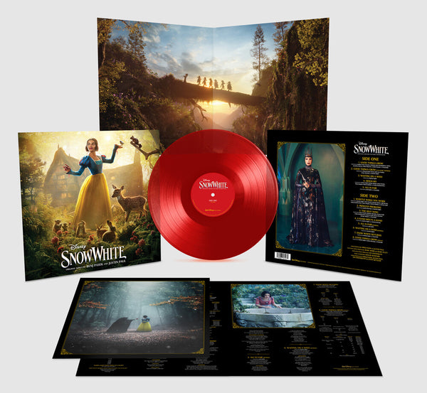 the album cover for Benj Pasek  / Paul,Justin (Colv) (Ruby) - Disney's Snow White - O.S.T. [Translucent Ruby LP]