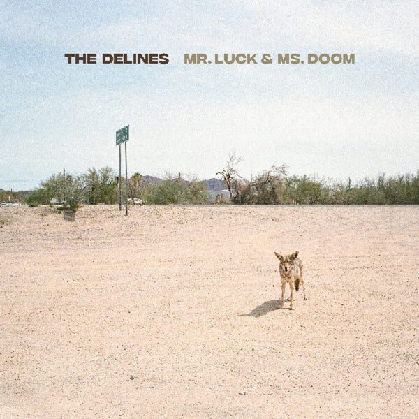 the album cover for Delines - Mr. Luck & Ms. Doom [Colored Vinyl] (Red)