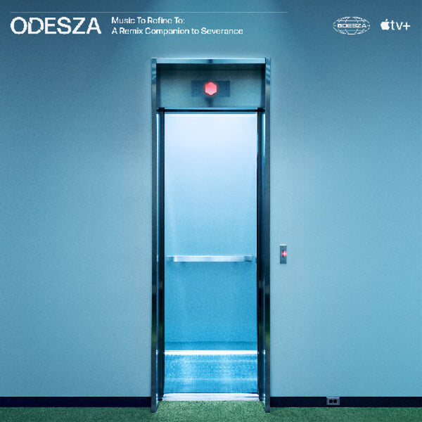 the album cover for ODESZA - Music To Refine To: A Remix Companion To Severance [Pearl / Sunrise Transparent Vinyl]