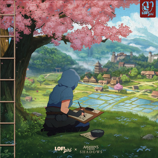 the album cover for Assassin's Creed Shadows - O.S.T. (Colv) (Ltd) - Assassin's Creed Shadows - O.S.T. [Colored Vinyl] [Limited Edition]