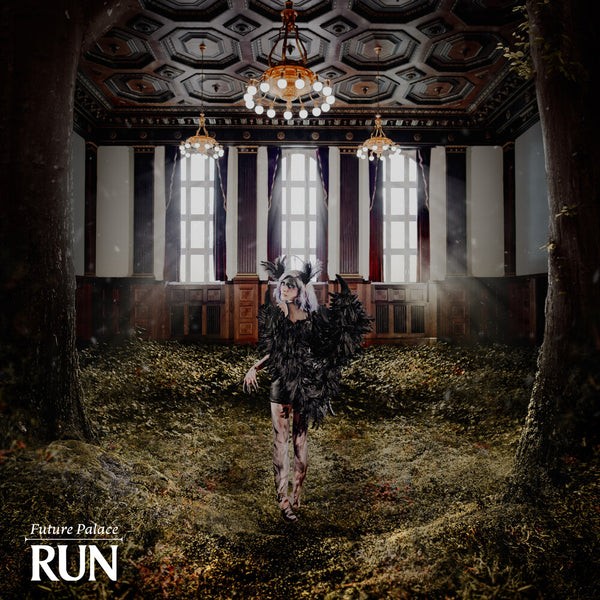 the album cover for Future Palace - Run [Colored Vinyl] (Grn) [Limited Edition] (Wht)