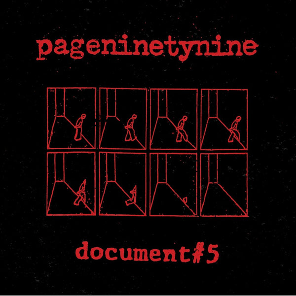 the album cover for Pageninetynine - Document #5 (Blk) [Clear Vinyl] (Red) (Spla)