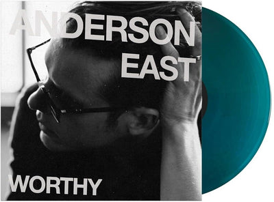 the album cover for Anderson East - Worthy [Translucent Sea Bluevinyl ]