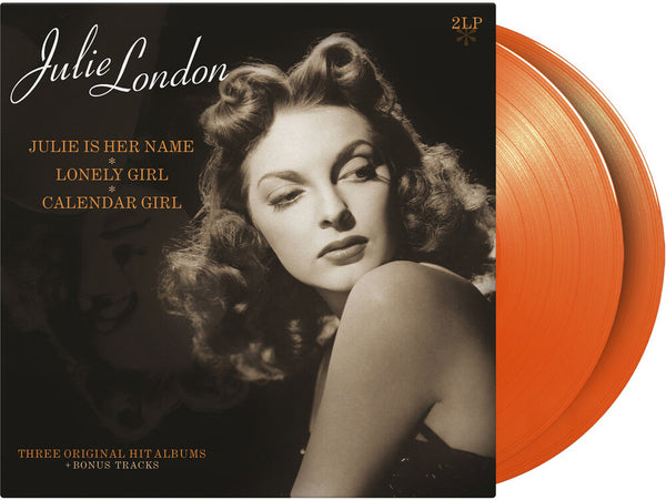 the album cover for London, Julie - Julie Is Her Name / Lonely Girl / Calender Girl - Ltd 180gm Orange Vinyl