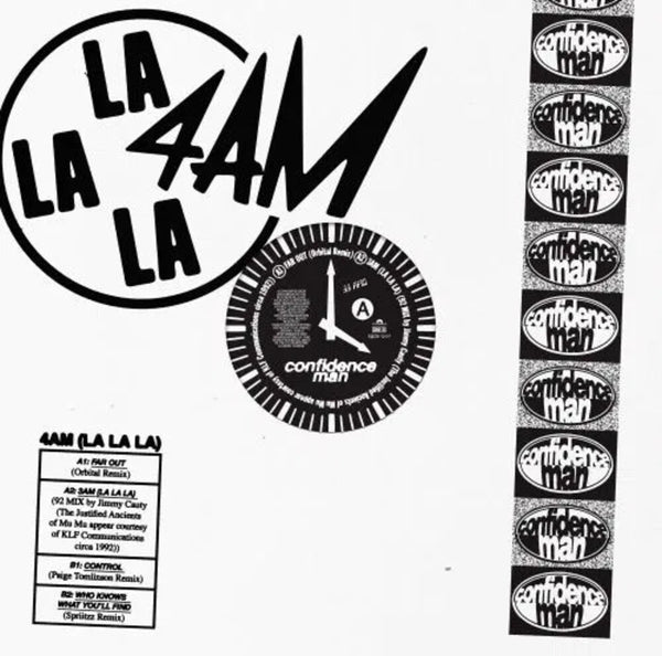 the album cover for Confidence Man - 4am (La La La) [Colored Vinyl] [Limited Edition] (Mgta) (Uk)