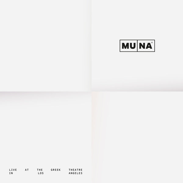 the album cover for Muna - Live At The Greek Theatre In Los Angeles - Silver