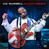 the album cover for D Harrell .K. - Talkin' Heavy (Blue) [Clear Vinyl]