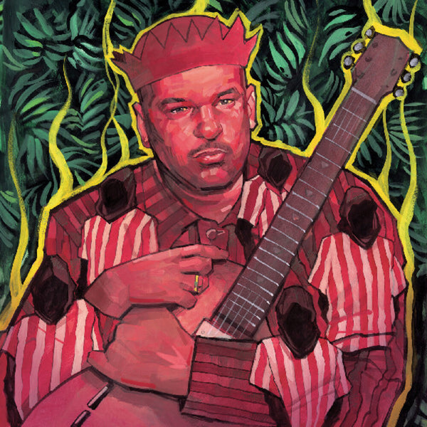 the album cover for Lammping / Bloodshot Bill - Never Never