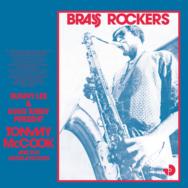 the album cover for Tommy Mccook - Brass Rockers [Colored Vinyl] [Limited Edition] (Ofgv) (Red) (Aniv)