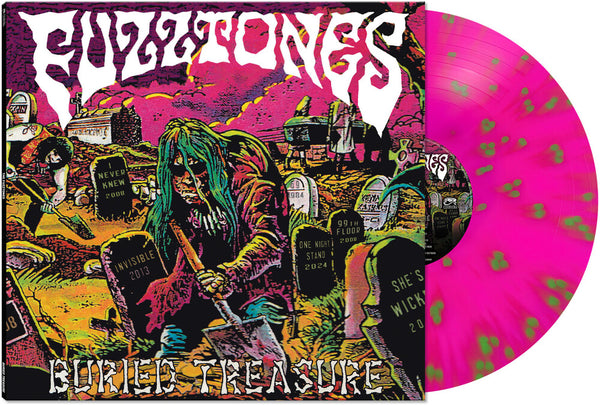 the album cover for The Fuzztones - Buried Treasure -  [Green/Pink Splatter LP]
