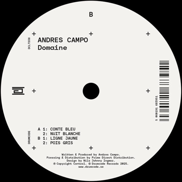 the album cover for Andres Campo - Domaine