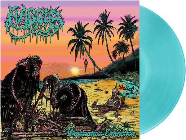 the album cover for Haggus - Destination Extinction