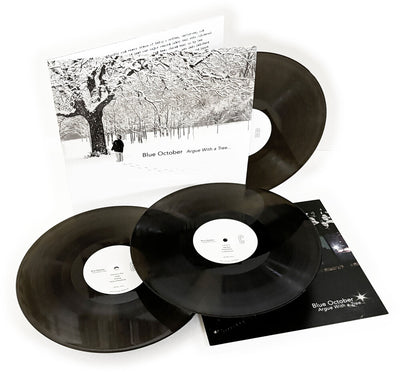 the album cover for Blue October -Argue With A Tree - [3 LP Clear Black Vinyl]