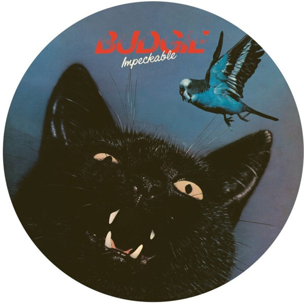 the album cover for Budgie - Impeckable - Picture Disc (Pict) (Uk)