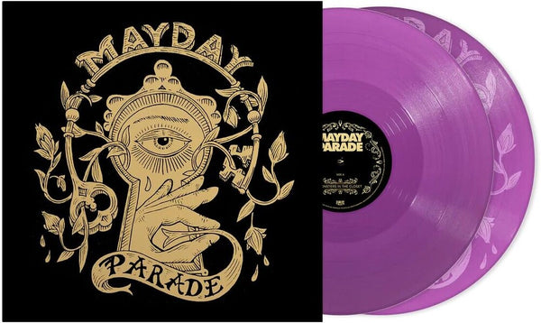 the album cover for Mayday Parade - Monsters in the Closet [10th Anniversary Edition Orchid 2LP]