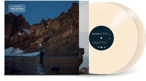 the album cover for Max Mcnown - Night Diving (The Cost of Growing Up) [Indie Exclusive Opaque Bone 2LP ]