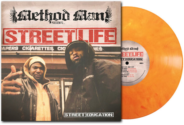 the album cover for Method Man Presents Streetlife - Street Education 20th Anniversary - Orange Marble
