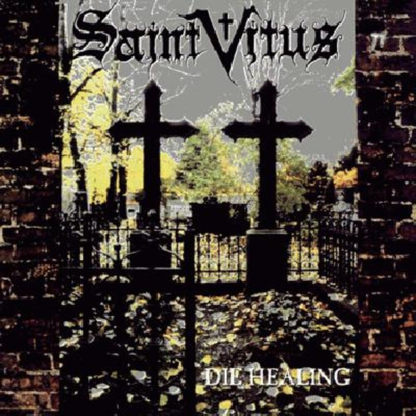 the album cover for Saint Vitus - Die Healing [Colored Vinyl] (Gate) (Red)