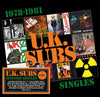 the album cover for Uk Subs - 1978-1981 Singles - Boxset With 10x Colored Vinyl 7-Inch Singles
