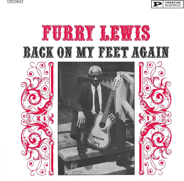 the album cover for Furry Lewis - Back On My Feet Again (Bluesville Acoustic Sounds Series) -  [180g LP]