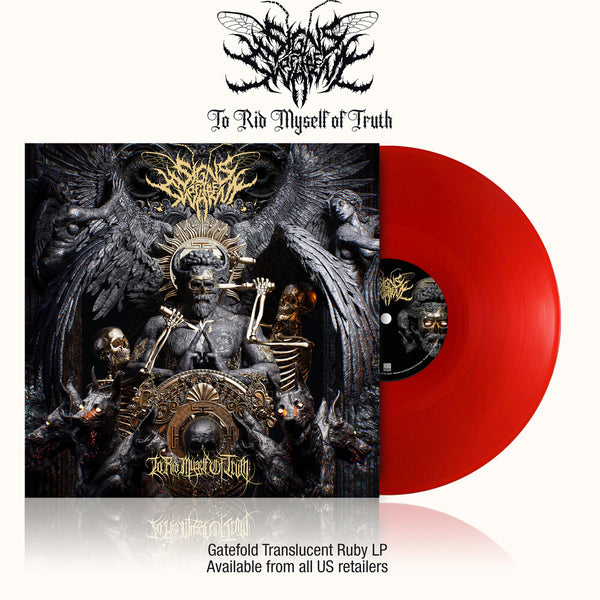 the album cover for Signs of the Swarm - To Rid Myself Of Truth [LP Translucent Ruby]