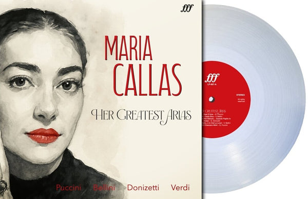 the album cover for Maria Callas - Maria Callas: The Greatest Hits (Clear Vinyl)