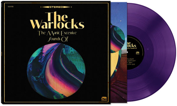 the album cover for The Warlocks - The Manic Excessive Sounds Of [Translucent Purple LP]
