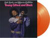the album cover for Andy, Bob / Griffiths, Marcia - Young Gifted & Black - Limited 180-Gram Orange Colored Vinyl