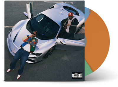 Larry June& Cardo - Until Night Comes (Limited Edition Green Blue & Orange Tri-Color Vinyl]